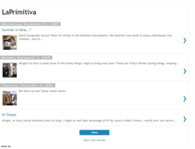 Tablet Screenshot of lasegundaprimitiva.blogspot.com
