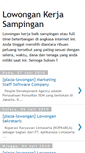 Mobile Screenshot of lowongan-kerja-sampingan.blogspot.com