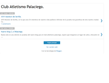 Tablet Screenshot of clubatletismopalaciego.blogspot.com