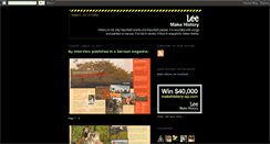 Desktop Screenshot of lee-make-history.blogspot.com