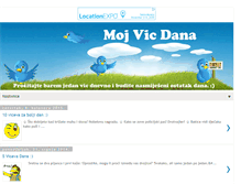 Tablet Screenshot of mojvicdana.blogspot.com