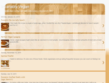 Tablet Screenshot of invariablyvegan.blogspot.com