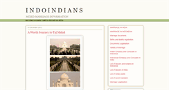 Desktop Screenshot of indoindians.blogspot.com