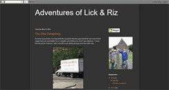 Desktop Screenshot of lickandriz.blogspot.com