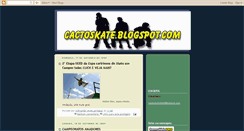 Desktop Screenshot of cactoskate.blogspot.com