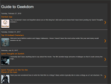 Tablet Screenshot of guidetogeekdom.blogspot.com