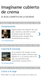 Mobile Screenshot of imaginamecubiertodecrema.blogspot.com