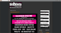 Desktop Screenshot of bisikletaproductions.blogspot.com