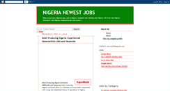 Desktop Screenshot of naijanewestjobs.blogspot.com