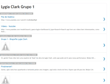 Tablet Screenshot of lygiaclarkgrupo1.blogspot.com