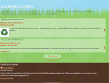 Tablet Screenshot of ecoperiodismo.blogspot.com