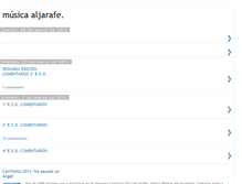 Tablet Screenshot of musicaaljarafe.blogspot.com