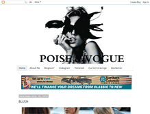 Tablet Screenshot of poiseandvogue.blogspot.com