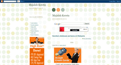 Desktop Screenshot of majalahkereta.blogspot.com