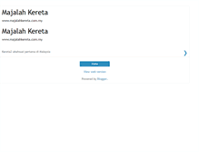 Tablet Screenshot of majalahkereta.blogspot.com