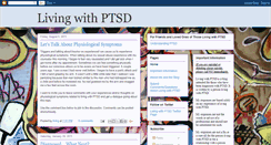 Desktop Screenshot of livingwithptsd.blogspot.com