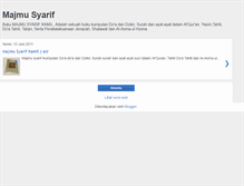 Tablet Screenshot of bukumajmusyarif.blogspot.com
