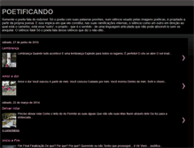 Tablet Screenshot of poetificando.blogspot.com