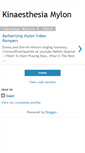 Mobile Screenshot of kinaesthesiamylon.blogspot.com