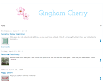 Tablet Screenshot of ginghamcherry.blogspot.com