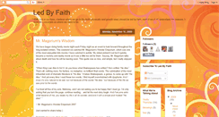 Desktop Screenshot of ledbyfaith.blogspot.com