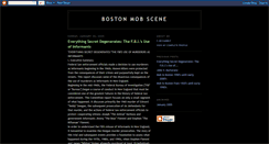 Desktop Screenshot of bostonmobscene.blogspot.com