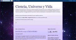 Desktop Screenshot of cienciauniversoyvida.blogspot.com