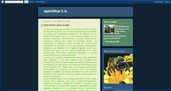 Desktop Screenshot of apichilhuesa.blogspot.com