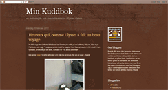 Desktop Screenshot of minkuddbok.blogspot.com