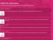 Tablet Screenshot of nikkifitzadventures.blogspot.com