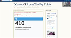 Desktop Screenshot of dcarsoncpa.blogspot.com