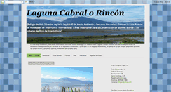 Desktop Screenshot of lagunacabral.blogspot.com