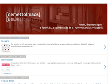 Tablet Screenshot of nemettolmacs.blogspot.com