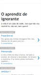 Mobile Screenshot of oaprendizdeignorante.blogspot.com