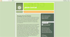 Desktop Screenshot of photolovecat.blogspot.com