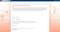 Desktop Screenshot of grcka-nekretnine.blogspot.com