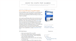 Desktop Screenshot of how-to-copy-psp-games.blogspot.com