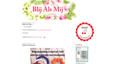 Desktop Screenshot of blijalsmij.blogspot.com