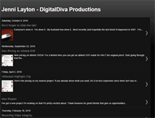 Tablet Screenshot of digitaldivaproductions.blogspot.com