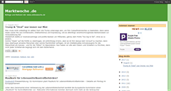 Desktop Screenshot of marktwoche.blogspot.com