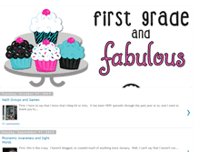 Tablet Screenshot of firstgradeandfabulous.blogspot.com