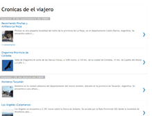 Tablet Screenshot of cronicasdeelviajero.blogspot.com