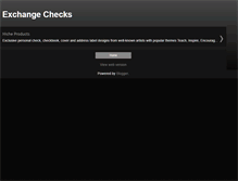 Tablet Screenshot of exchangechecks.blogspot.com