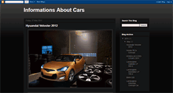 Desktop Screenshot of carzzinfo.blogspot.com