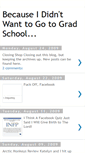 Mobile Screenshot of insteadofgradschool.blogspot.com