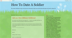 Desktop Screenshot of howtodateasoldier.blogspot.com