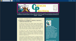 Desktop Screenshot of cienciapoliticaluz.blogspot.com