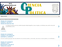 Tablet Screenshot of cienciapoliticaluz.blogspot.com