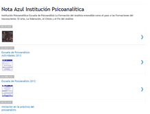 Tablet Screenshot of notaazulpsicoanalisis.blogspot.com