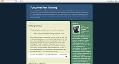 Desktop Screenshot of functionalpathtraining.blogspot.com